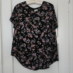Floral tee